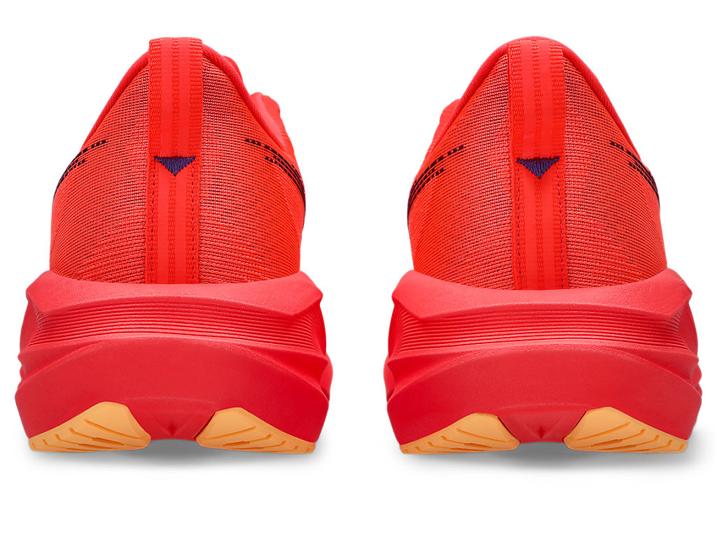 Purchase (W) アシックス ノヴァブラスト 5 ランニング シューズ フラッシュレッド/江戸パープル 1012B765-601