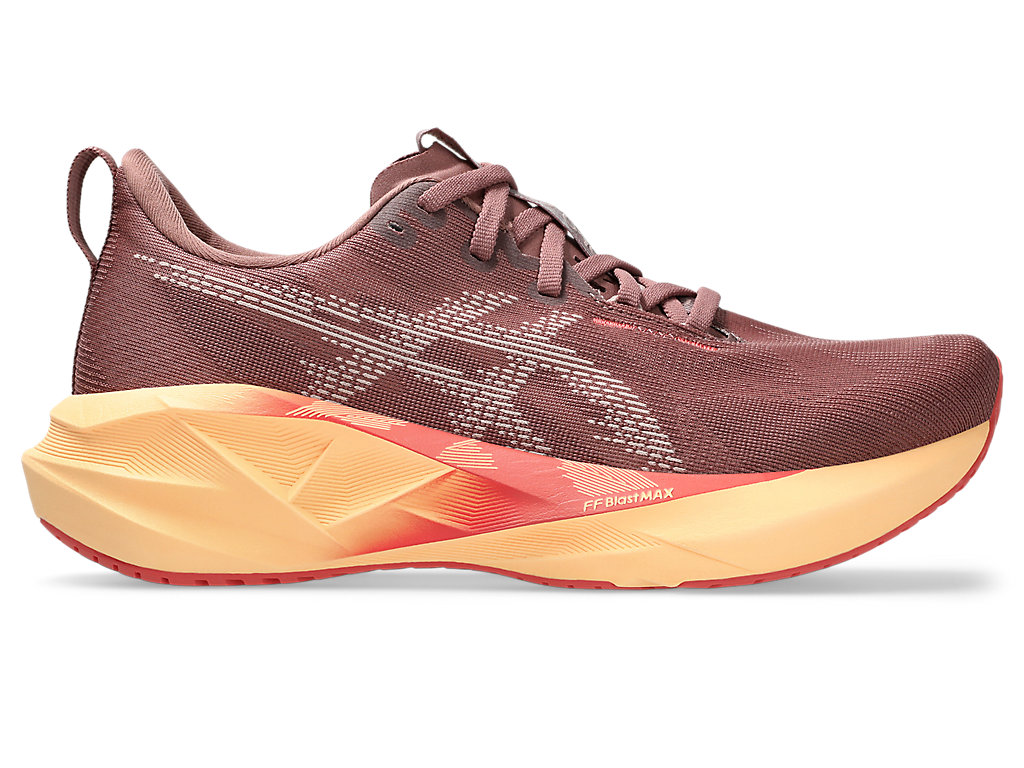(Women) ASICS NOVABLAST 5 Running Shoes Rubble Red/Fawn 1012B765-600