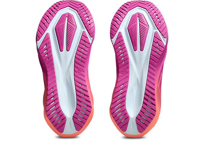 Cheap (Women) ASICS Novablast 5 Running Shoes Sky/Digital Sakura 1012B989-400