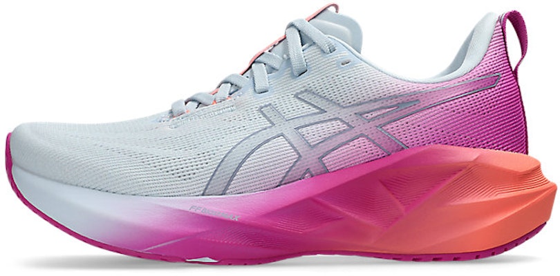 (Women) ASICS Novablast 5 Running Shoes Sky/Digital Sakura 1012B989-400 1