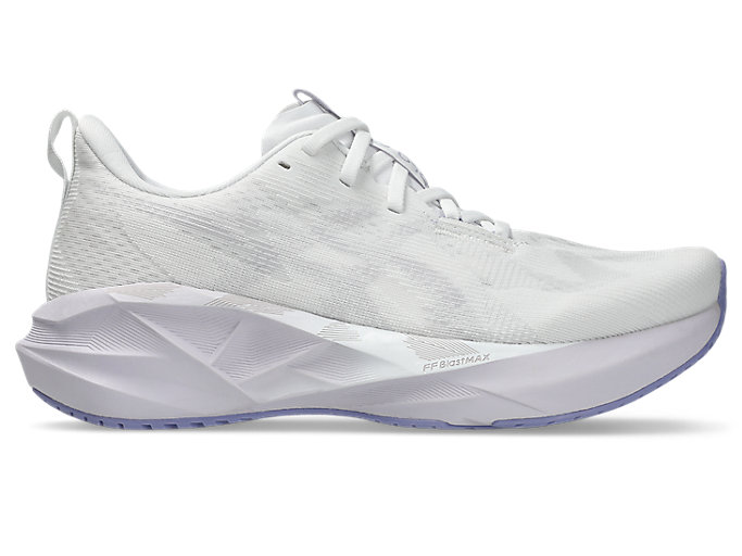 (Women) ASICS Novablast 5 Running Shoes White/Lilac Hint 1012B765-103