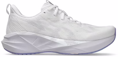(Women) ASICS Novablast 5 Running Shoes White/Lilac Hint 1012B765-103 (Women) ASICS Novablast 5 Running Shoes White/Lilac Hint 1012B765-103
