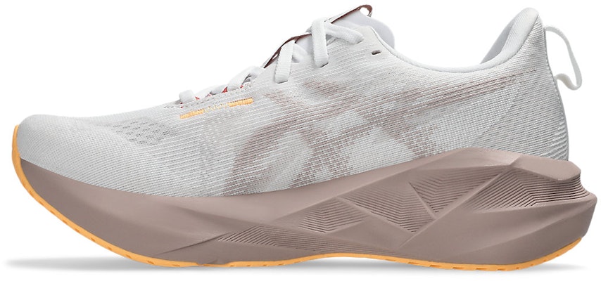 (Women) ASICS Novablast 5 Wide Running Shoes White/Fawn 1012B766-102 Shop (Women) ASICS Novablast 5 Wide Running Shoes White/Fawn 1012B766-102
