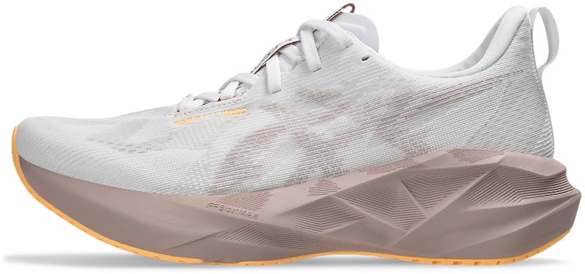 (Women) ASICS Novablast 5 Wide Running Shoes White/Fawn 1012B766-102 Cheap (Women) ASICS Novablast 5 Wide Running Shoes White/Fawn 1012B766-102
