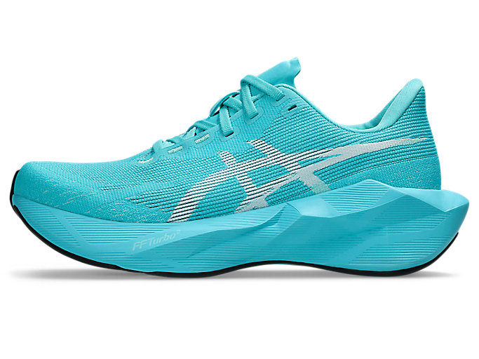 (Women) ASICS Novablast 6 Running Shoes Energy Aqua/White 1012C008-400