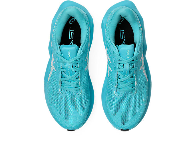 Sizing (W) 亚瑟士 Novablast 6 跑鞋 能量蓝/白 1012C008-400