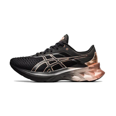 (W) ASICS Novablast 'Black Rose Gold'