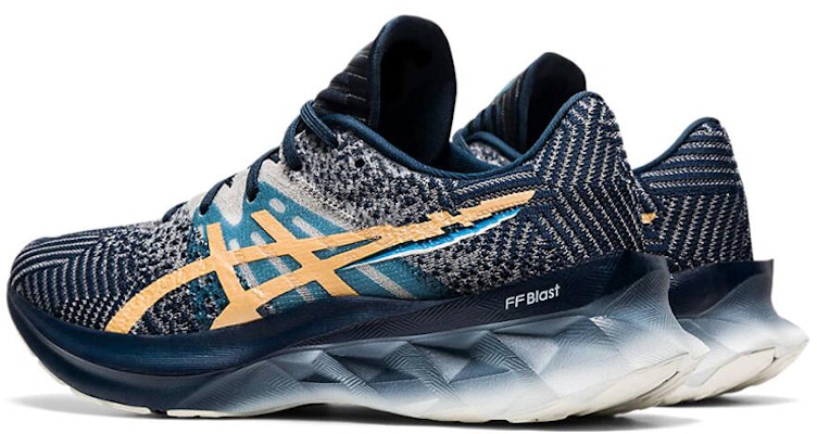 (Women) ASICS Novablast 'Pixel Noise - French Blue Champagne' 1012B006-400 Shop (Women) ASICS Novablast 'Pixel Noise - French Blue Champagne' 1012B006-400