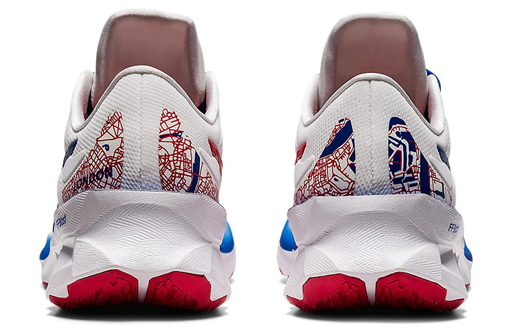 (W) ASICS Novablast White/Blue/Red 圖 4