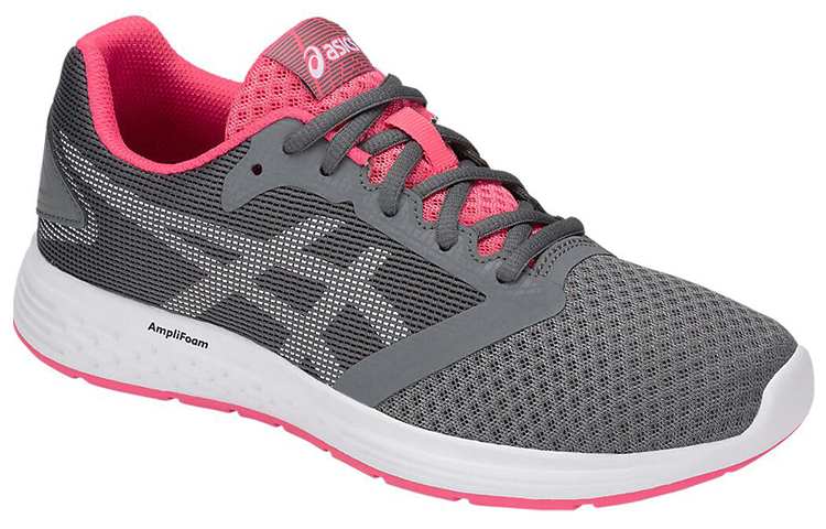 Lookbook (W) ASICS Patriot 10 ''Steel Grey'' Hardloop Schoenen Grijs 1012A117022