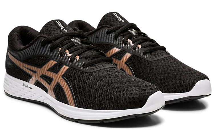 Lookbook (W) ASICS Patriot 11 Sepatu Hitam Rose Gold 'Hitam Rose Gold' 1012A484-003