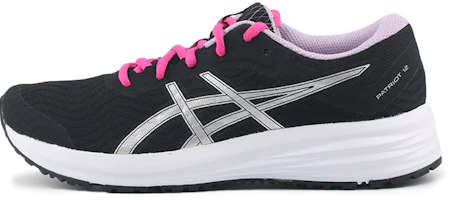 (Women) ASICS Patriot 12 'Black Pure Silver' 1012A705-002 (Women) ASICS Patriot 12 'Black Pure Silver' 1012A705-002