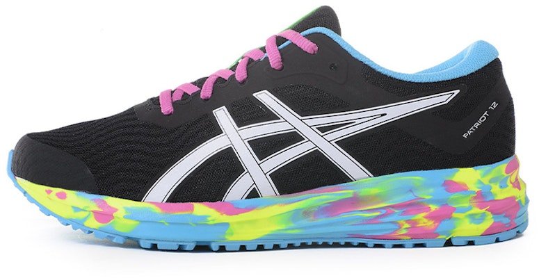 (Women) ASICS Patriot 12 'Black White Multicolor' 1012B112-002 Buy (Women) ASICS Patriot 12 'Black White Multicolor' 1012B112-002