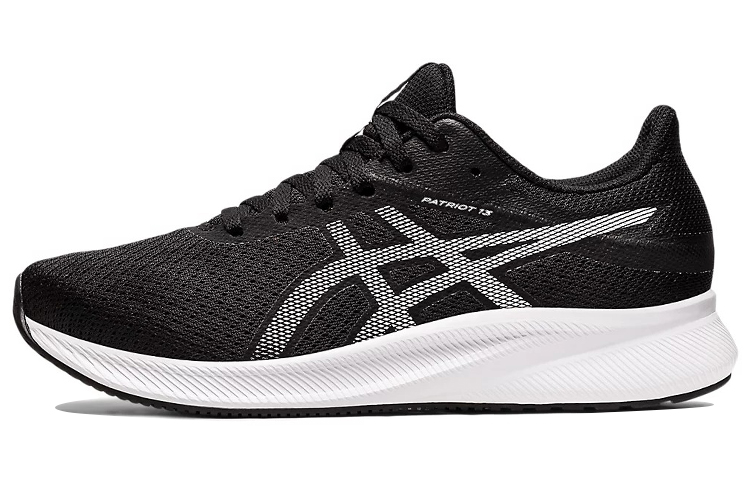 (Women) ASICS Patriot 13 D Wide 'Black White'  1012B382-001