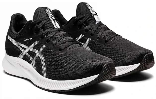 (W) ASICS Patriot 13 D Wide ''Schwarz Weiß'' 1012B382-001 Lookbook (W) ASICS Patriot 13 D Wide ''Schwarz Weiß'' 1012B382-001