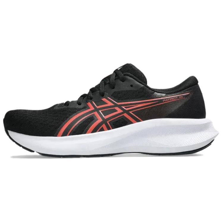(Women) ASICS Patriot 14 Comfortable Running Shoes Black 1012B836-001