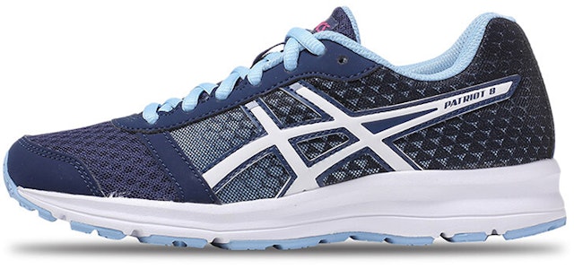 Asics Patriot 8 低筒 跑步鞋 女款 藍白 Buy Asics Patriot 8 低筒 跑步鞋 女款 藍白