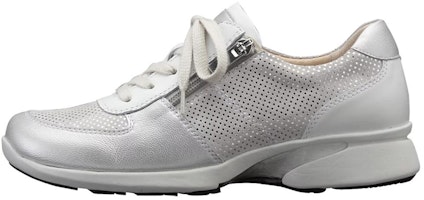 (Women) ASICS Pedala (2E Wide) White/Silver WP255S-0193 (Women) ASICS Pedala (2E Wide) White/Silver WP255S-0193