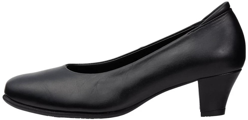 (Women) ASICS Pedala 'Black Round Toe Comfort Chunky Heel' WP650R-90 Buy (Women) ASICS Pedala 'Black Round Toe Comfort Chunky Heel' WP650R-90