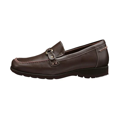 (W) ASICS Pedala 'CMFTable Round Toe Brown Loafer'