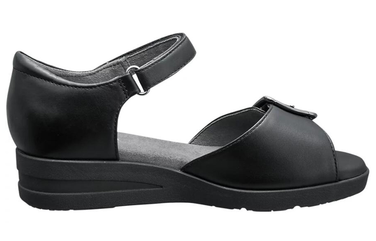 Order (W) ASICS Pedala 'Pure Black' Sandal Hitam Tulen 1212A058-001