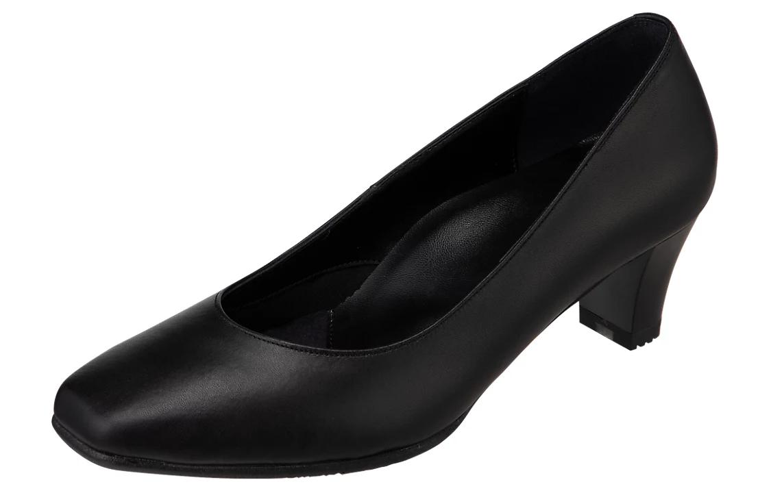 Lookbook (W) 亚瑟士Pedala多功能舒适黑色粗跟鞋 WP761T-90