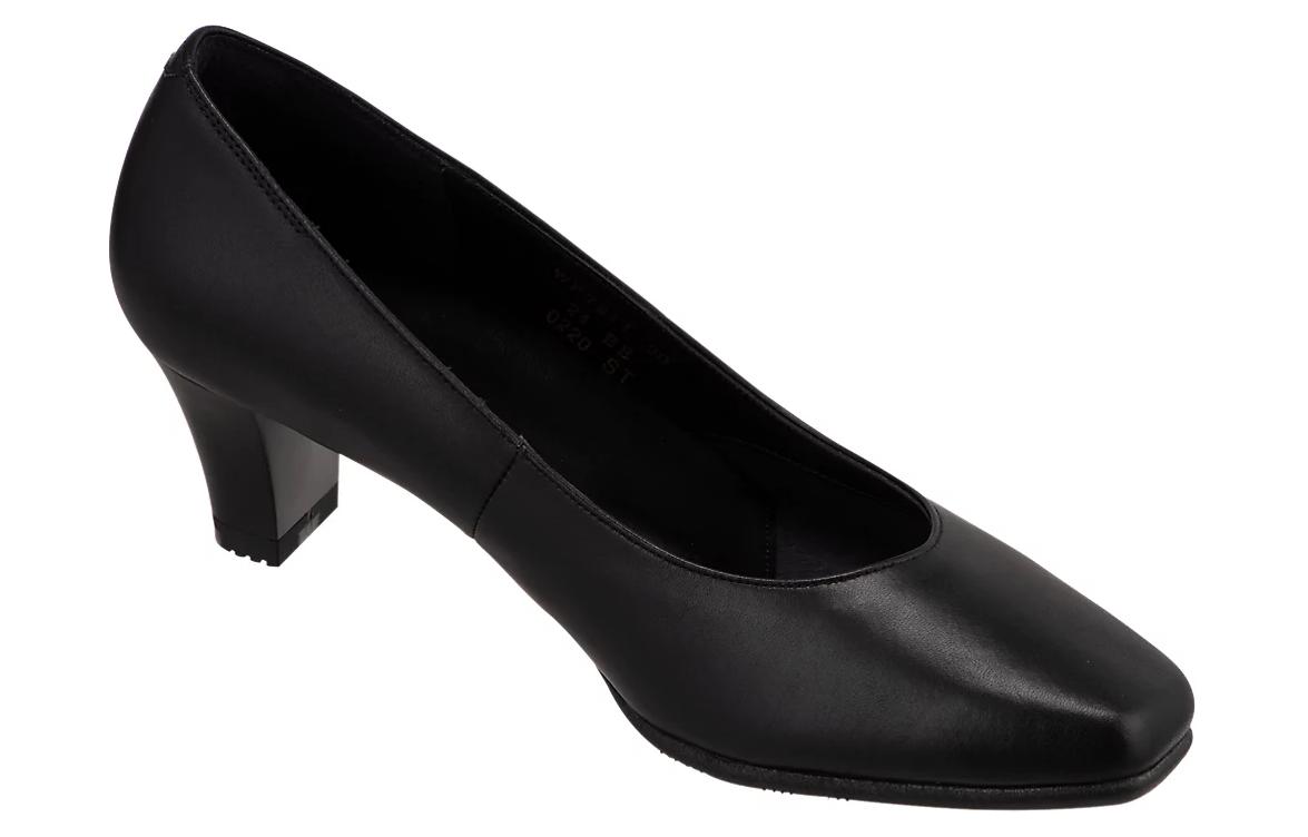 Shop (W) 亚瑟士Pedala多功能舒适黑色粗跟鞋 WP761T-90