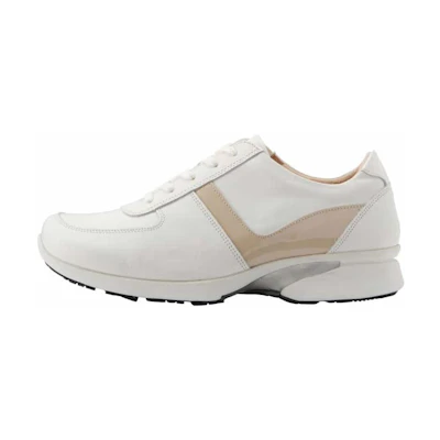 (W) ASICS Pedala Ladies 4E 'White Tan'