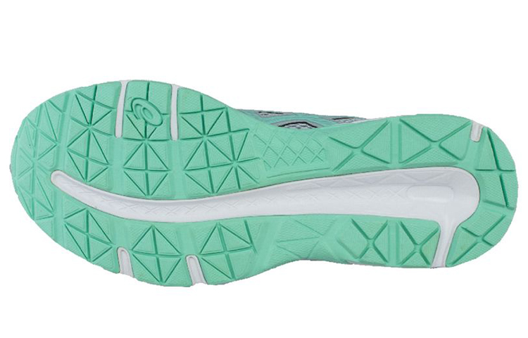 Shop Asics Raiden 2 舒適 透氣 低筒 跑步鞋 女款 灰綠色
