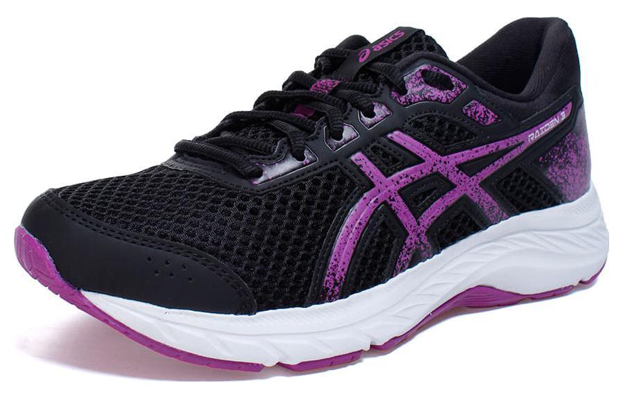Shop (W) アシックス 雷電3 ブラック/ホワイト/パープル 1012B468-001