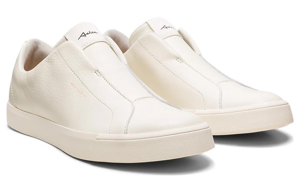 Lookbook Asics 復古 耐磨透氣 低筒 板鞋 女款 白色