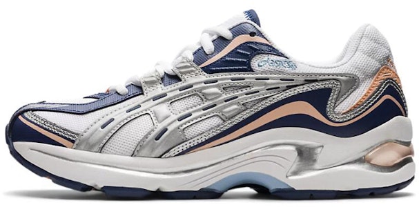 Asics 復古百搭 運動 低筒 跑步鞋 女款 白藍銀 Buy Asics 復古百搭 運動 低筒 跑步鞋 女款 白藍銀