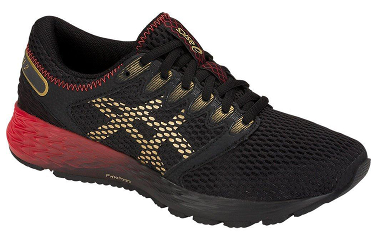 Lookbook (W) アシックス ロードホークFF2 ブラック/リッチゴールド 1012A503-001