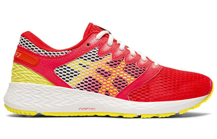 Order (W) アシックス ロードホークFF2 レーザーピンク/サワーユズ 1012A123-702