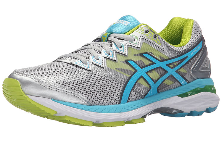 Lookbook Asics 運動 耐磨防滑 低筒 跑步鞋 女款 灰藍 2E寬