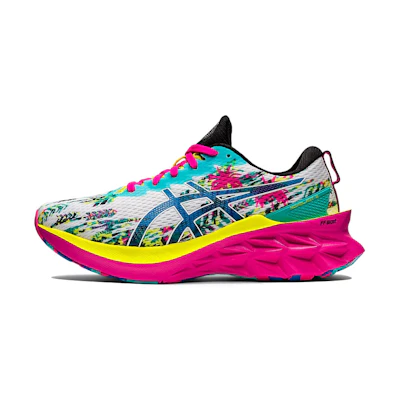 (W) ASICS Novablast 2 'White Blue Pink'