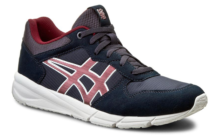 Lookbook (W) ASICS Shaw Runner ''Dunkelblau Pink'' H6F0N-5026