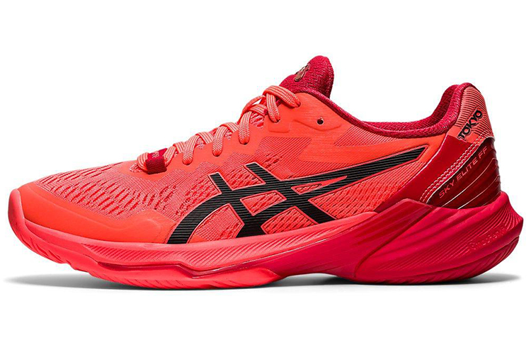 (Women) ASICS Sky Elite Ff 2 Tokyo Running Shoes Red/Black 1052A068-701