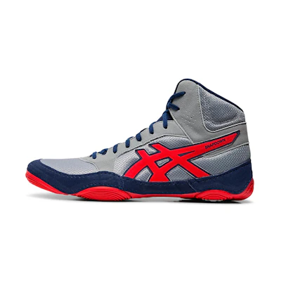 (W) ASICS Snapdown 2 'Stone Grey Classic Red'