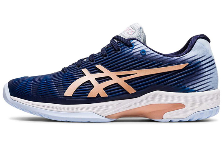 (Women) ASICS Solution Speed 'Peacoat Rose Gold'  1042A002-413