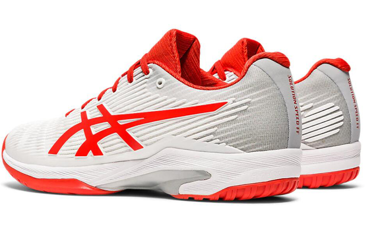 Lookbook (W) ASICS Solution Speed 'Blanco Rojo Fuego' 1042A002-104