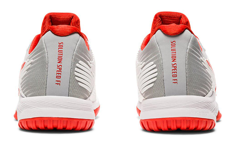 Shop (W) ASICS Solution Speed 'Blanco Rojo Fuego' 1042A002-104