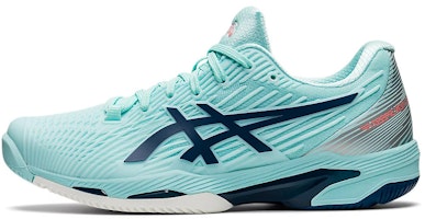 (Women) ASICS Solution Speed FF 2 'Clear Blue Light Indigo' 1042A136-403 (Women) ASICS Solution Speed FF 2 'Clear Blue Light Indigo' 1042A136-403