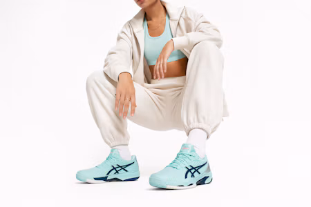 Order (女士)ASICS Solution Speed FF 2 'Clear Blue Light Indigo' 1042A136-403
