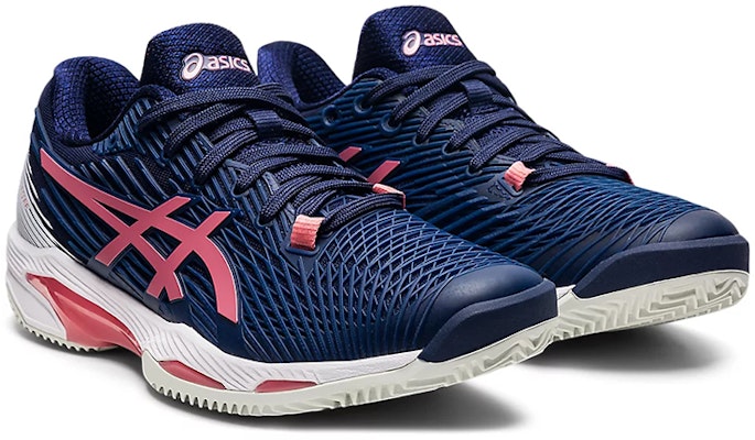 (W) ASICS Solution Speed FF 2 Clay 'Biru Merah Muda' 1042A134-402 Lookbook (W) ASICS Solution Speed FF 2 Clay 'Biru Merah Muda' 1042A134-402