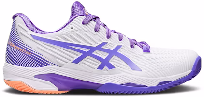 (Women) ASICS Solution Speed FF 2 Clay 'White Amethyst' 1042A134-104 (Women) ASICS Solution Speed FF 2 Clay 'White Amethyst' 1042A134-104