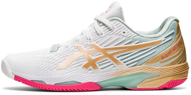(W) ASICS Solution Speed FF 2 Clay L.E. /Emas 'Putih' 1042A140-100 Buy (W) ASICS Solution Speed FF 2 Clay L.E. /Emas 'Putih' 1042A140-100