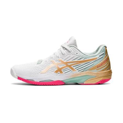 (W) ASICS Solution Speed FF 2 Clay L.E. /Golden 'White'