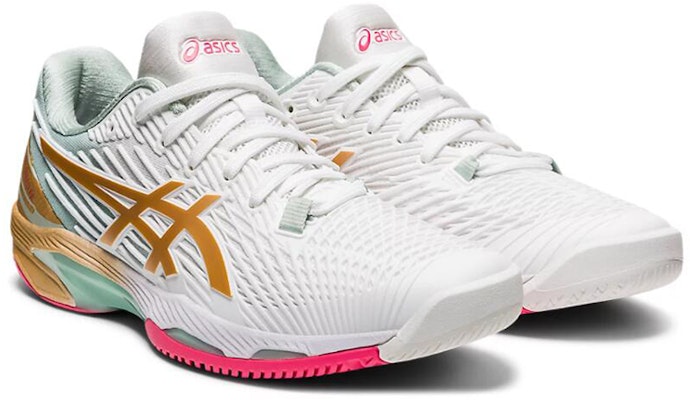 (W) ASICS Solution Speed FF 2 Clay Edición Limitada 'Blanco/Dorado' 1042A140-100 Lookbook (W) ASICS Solution Speed FF 2 Clay Edición Limitada 'Blanco/Dorado' 1042A140-100