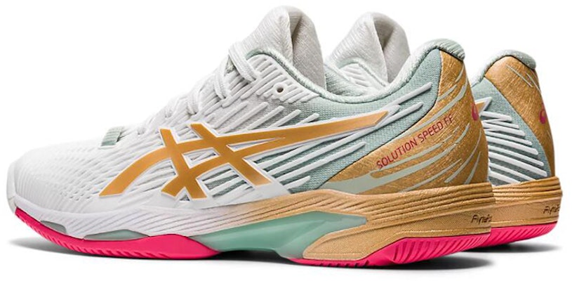 (W) ASICS Solution Speed FF 2 Clay Edición Limitada 'Blanco/Dorado' 1042A140-100 Shop (W) ASICS Solution Speed FF 2 Clay Edición Limitada 'Blanco/Dorado' 1042A140-100